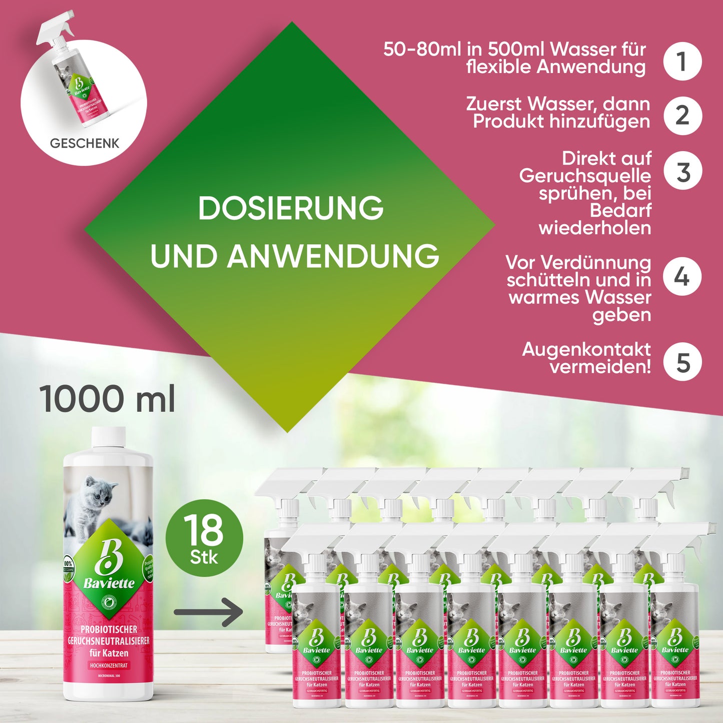 Geruchsentferner Konzentrat
