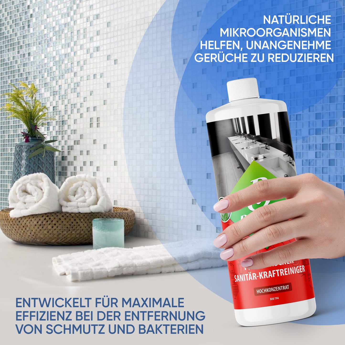 Sanitär-Kraftreiniger Konzentrat
