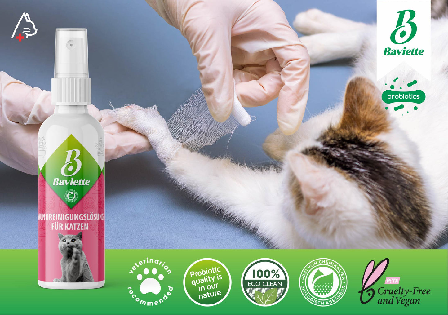 
                  
                    Wundpflege für Katzen
                  
                